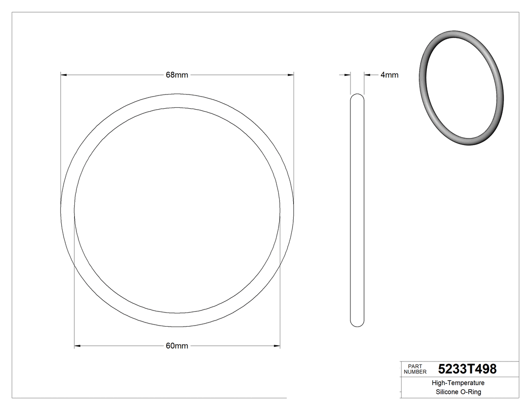 Technical drawing - 5233T498